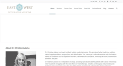 Desktop Screenshot of eastwestintegrativemedicine.com